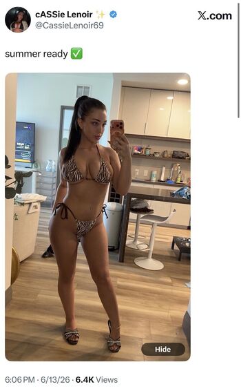 Full leaked Cassie lenoir and private onlyfans photo