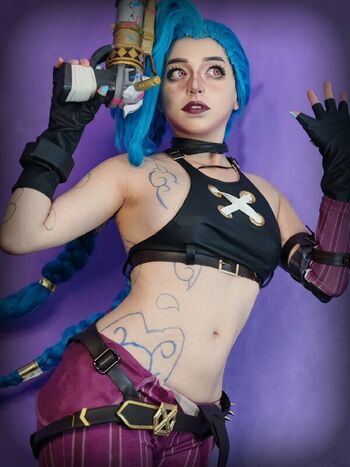 Full leaked Jinx cosplay arcane private onlyfans photo